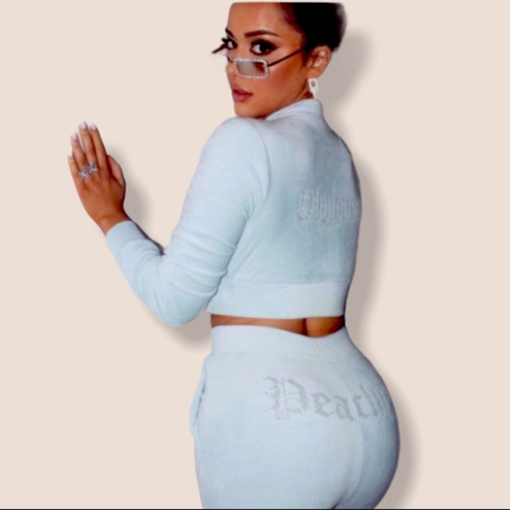 Velour two-piece